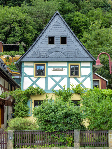 Domy przysłupowe w Bad Schandau