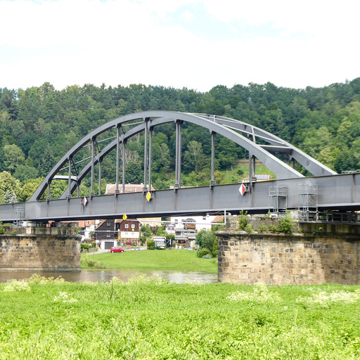 Most kolejowy w Bad Schandau